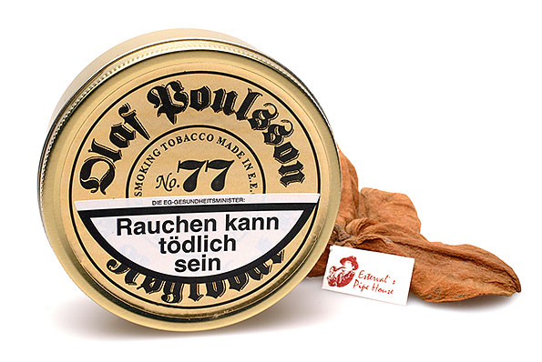 Olaf Poulsson No. 77 Pfeifentabak 50g Dose Olaf Poulsson No. 77 Pfeifentabak 50g Dose